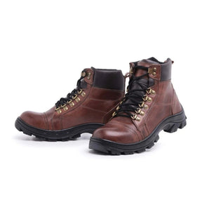 Bota Masculina Coturno Chelsea Couro